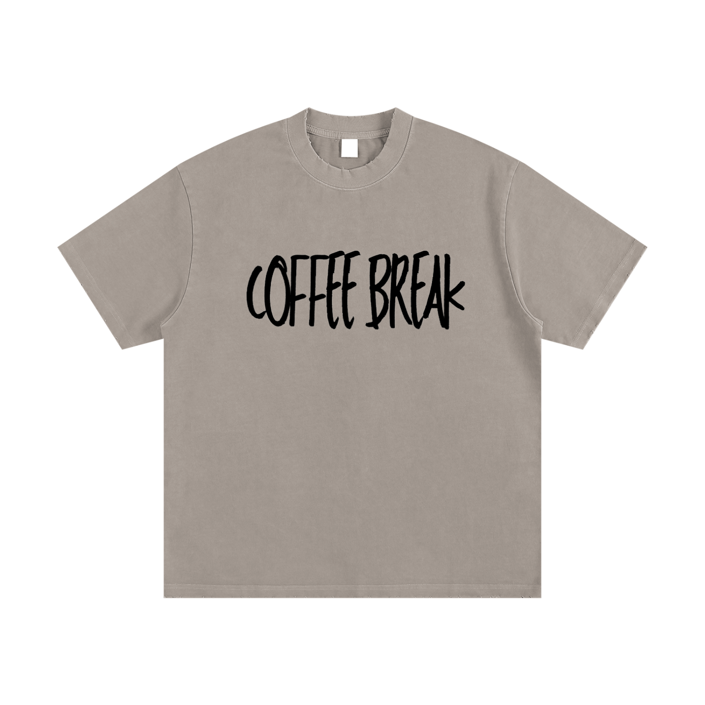 Heavyweight Vintage Washed Frayed T-Shirt