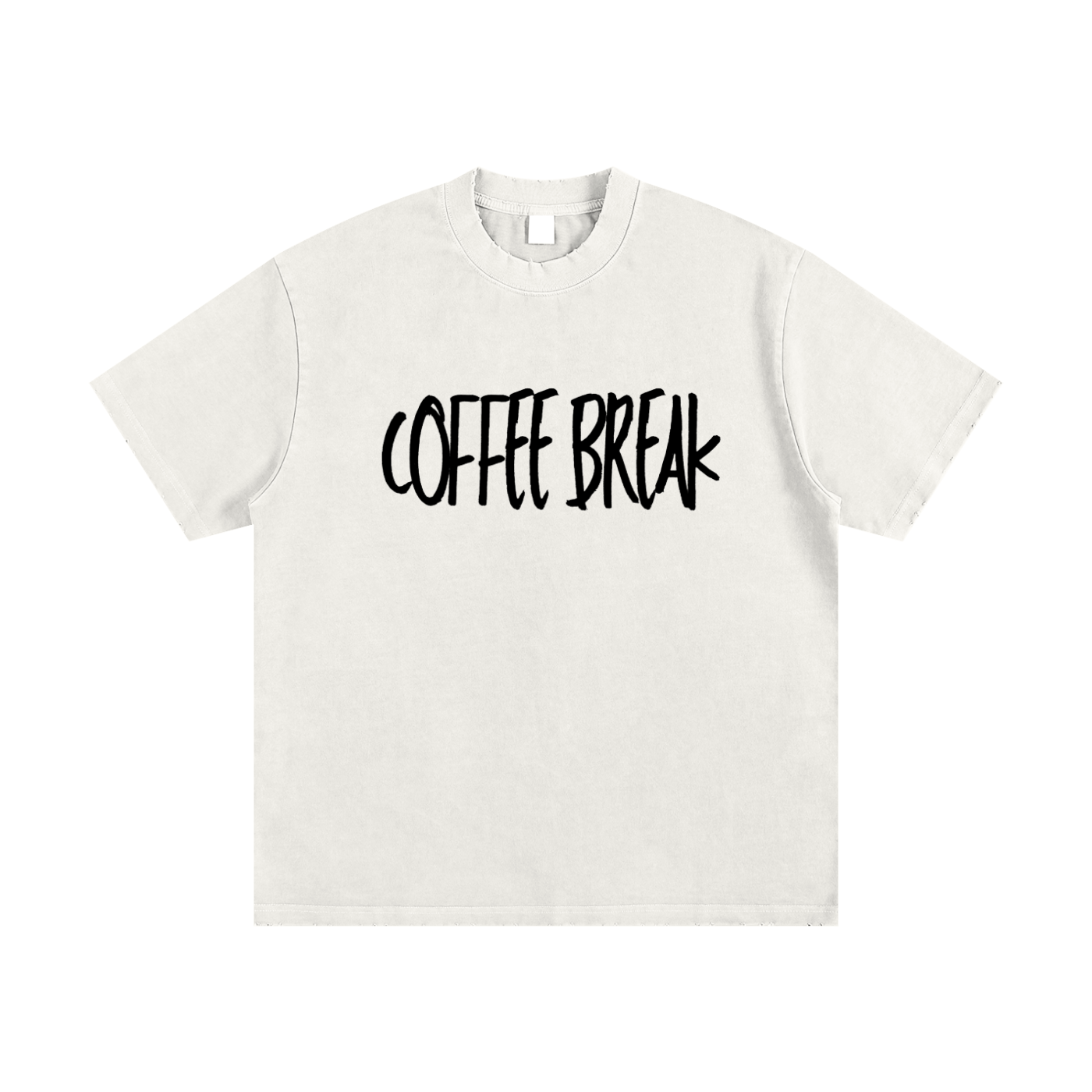 Heavyweight Vintage Washed Frayed T-Shirt